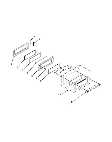 Upper door parts