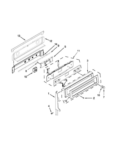 Control panel parts