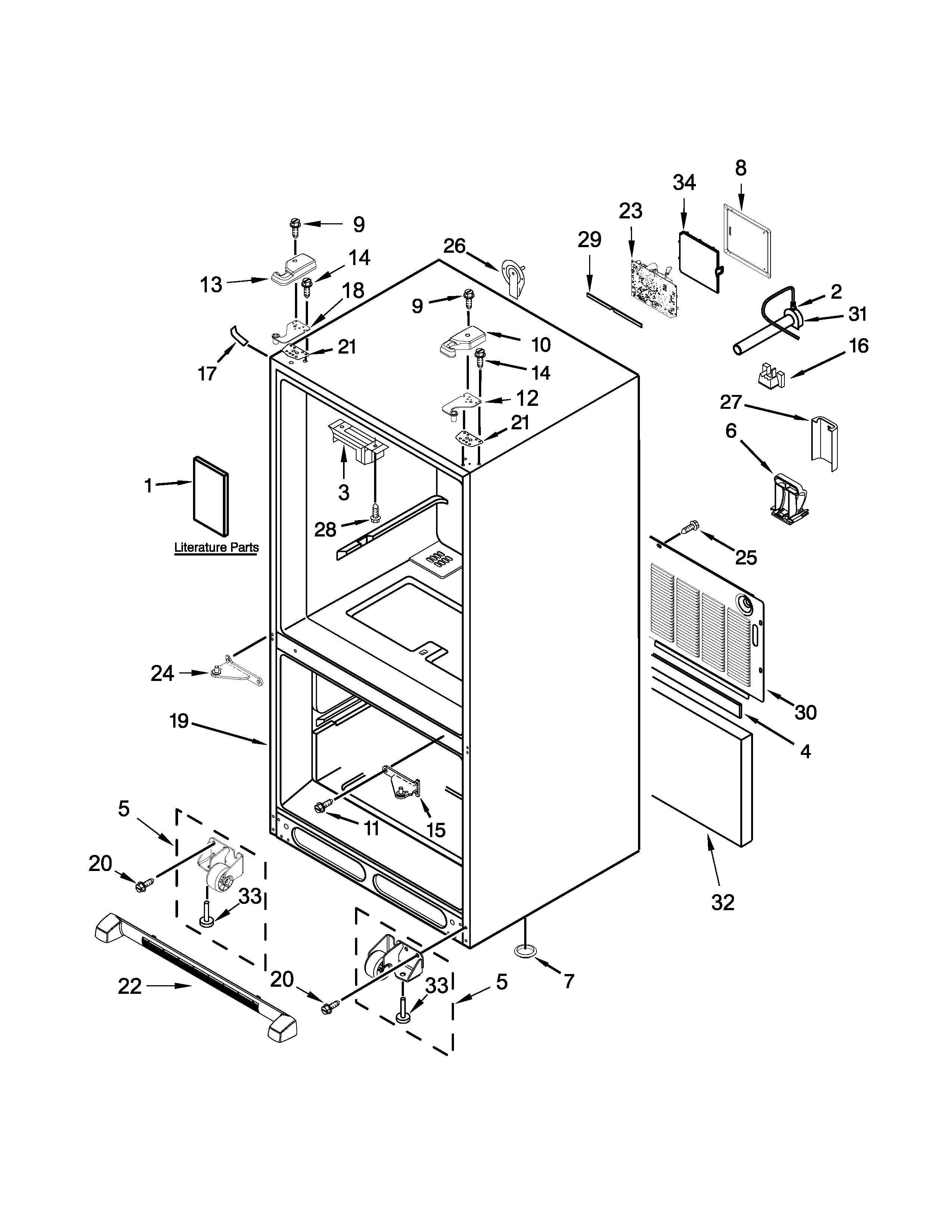 Cabinet parts