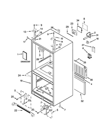 Cabinet parts