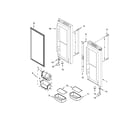 KitchenAid KRFC300EWH01 refrigerator door parts diagram