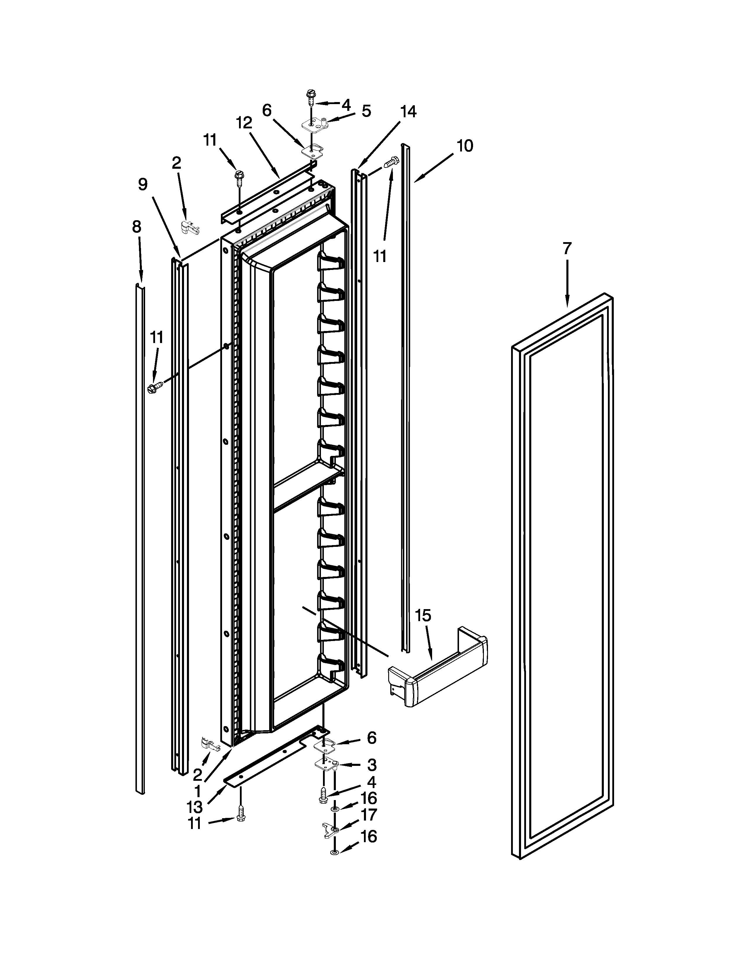 FREEZER DOOR PARTS