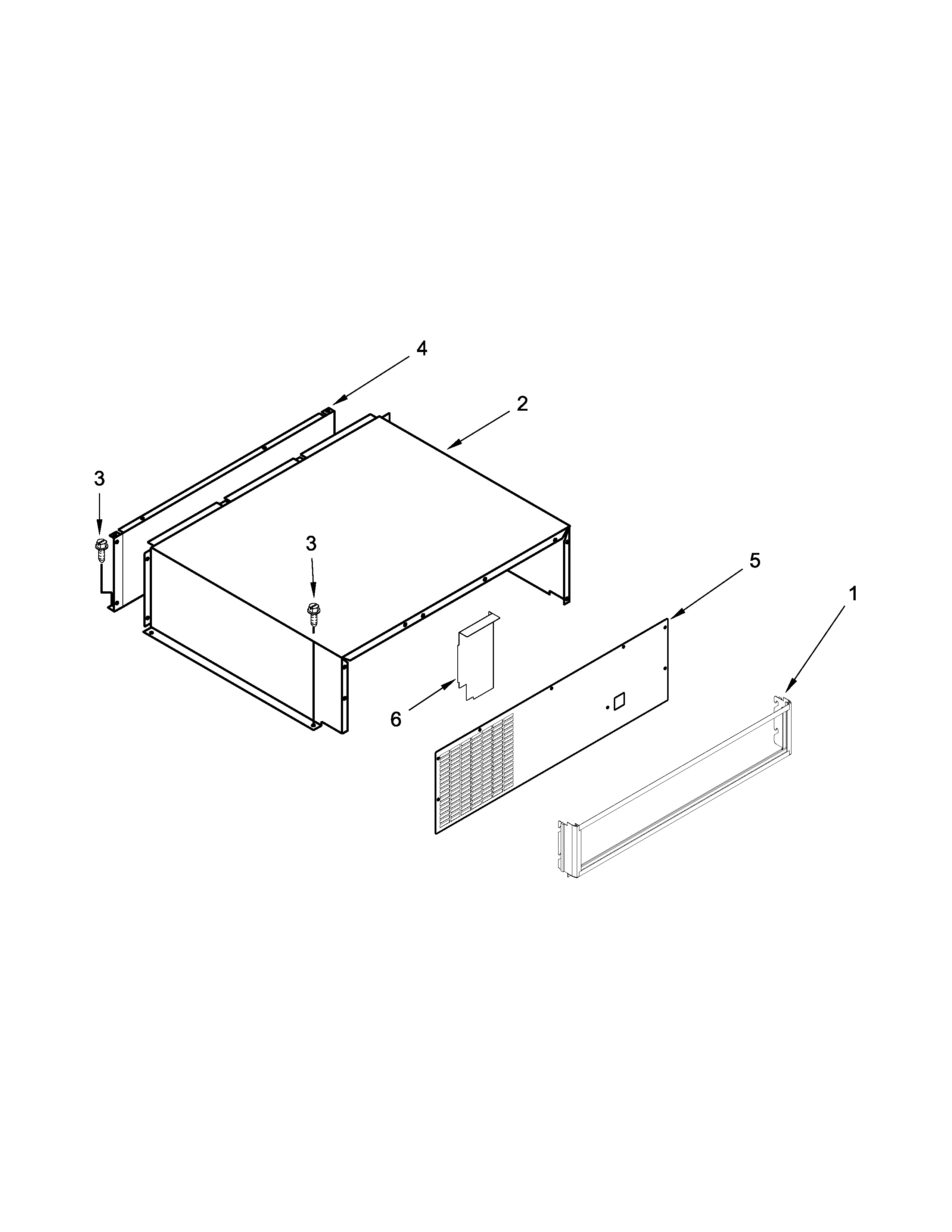 TOP GRILLE AND UNIT COVER PARTS