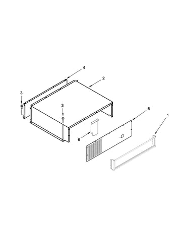 Top grille and unit cover parts