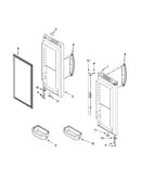 Refrigerator door parts