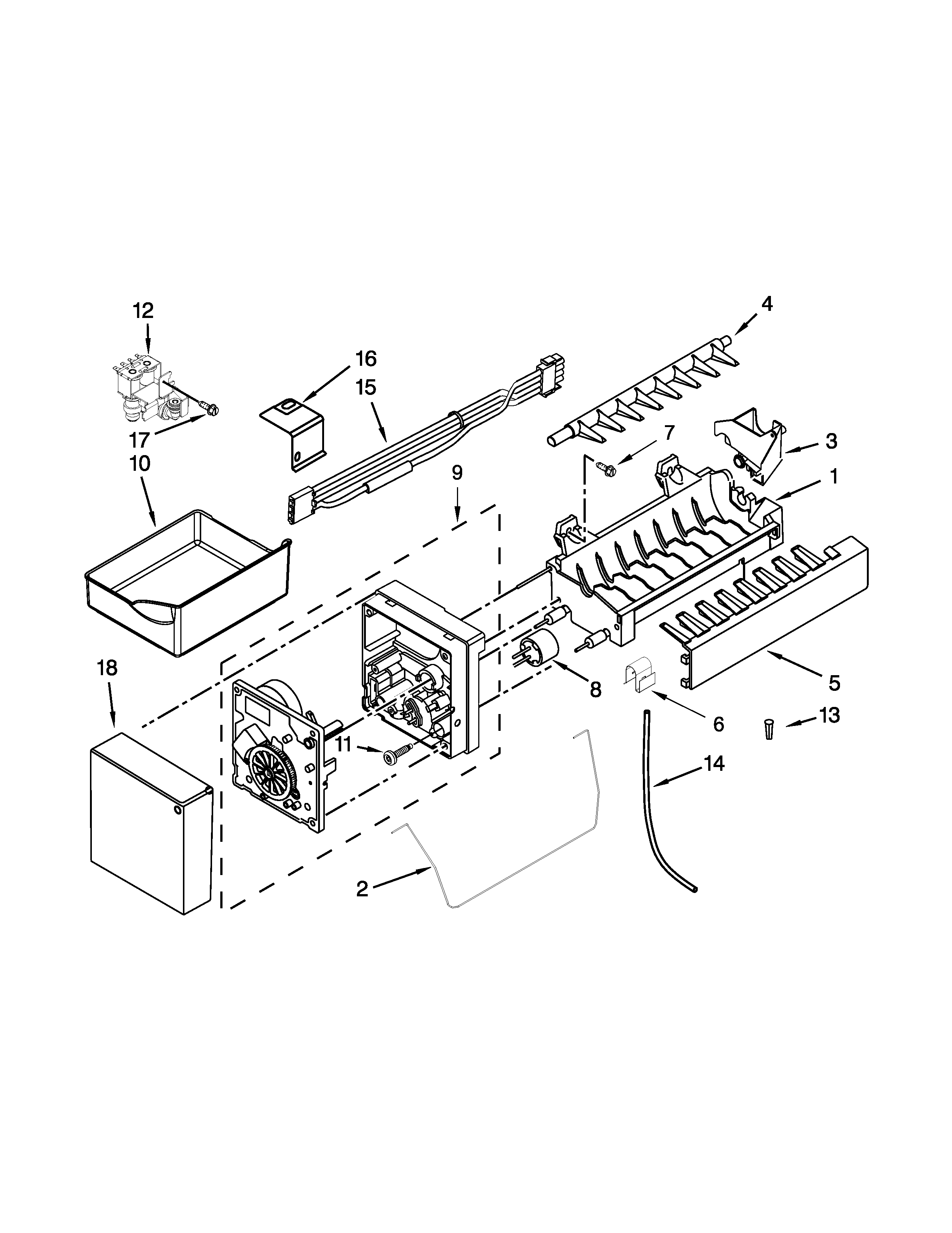Ice maker parts
