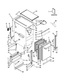 Cabinet, door and liner parts