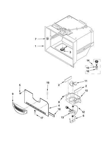 Freezer liner parts