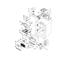 Jenn-Air JFX2897DRM01 refrigerator liner parts diagram