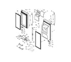 Jenn-Air JFX2897DRM01 refrigerator door parts diagram