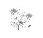 Jenn-Air JFX2897DRM01 freezer door parts diagram