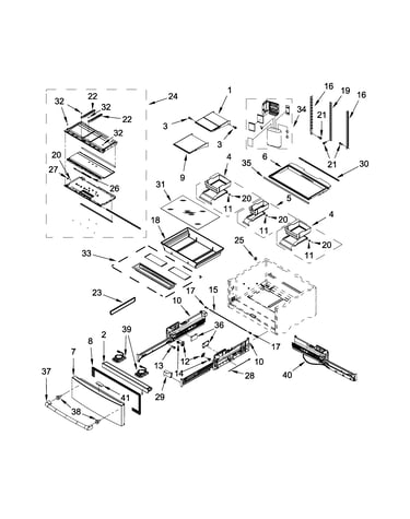 Shelf parts