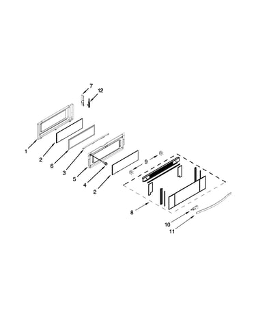 Upper door parts
