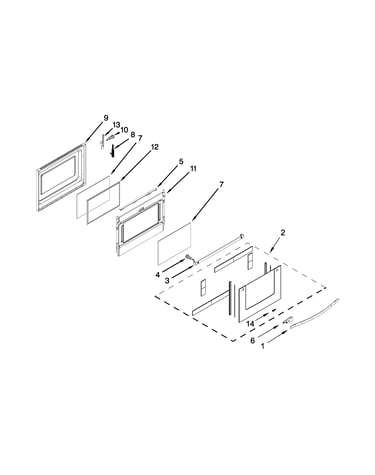 Lower door parts
