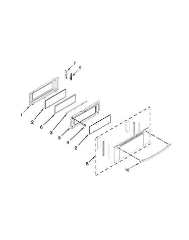 Upper door parts