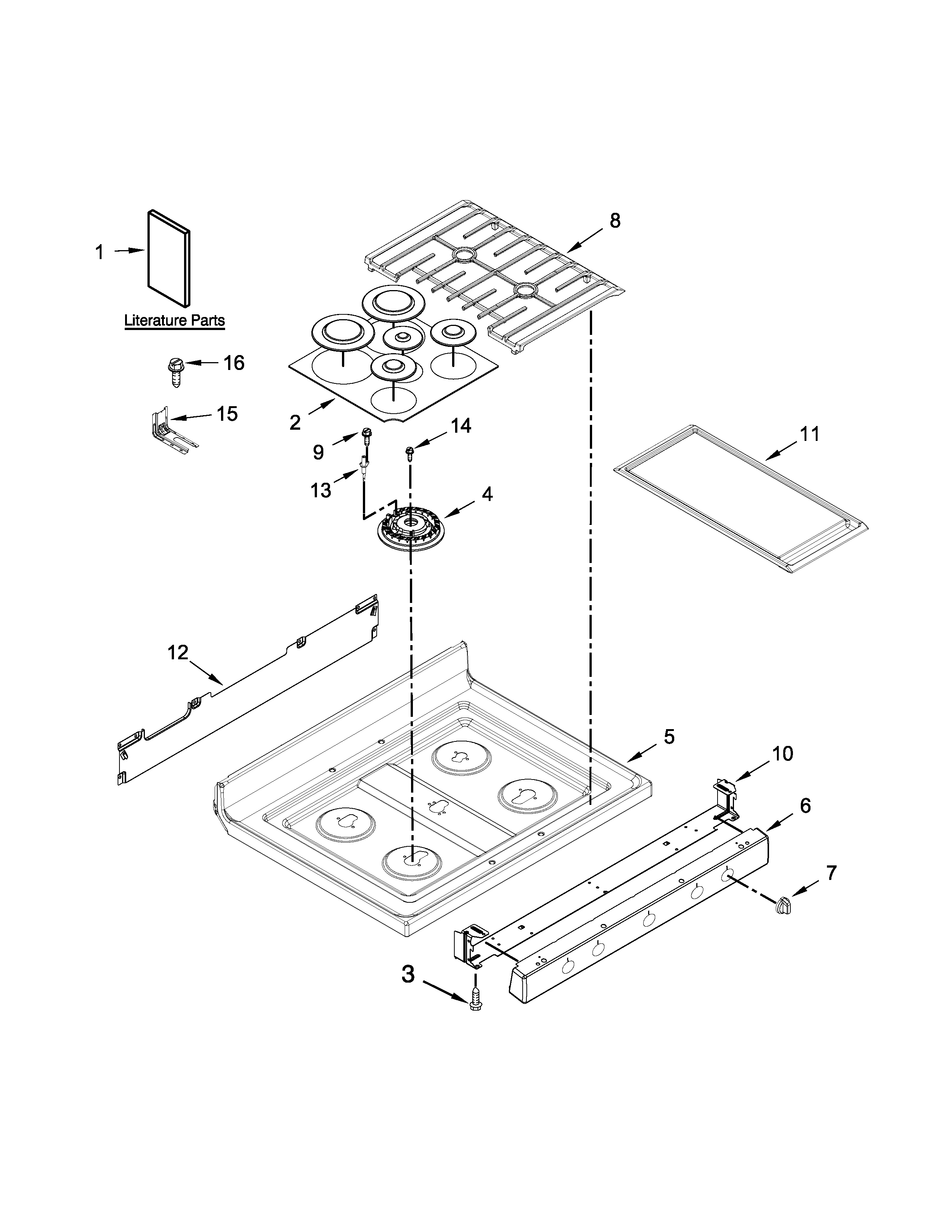 COOKTOP PARTS