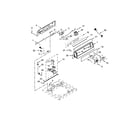 Whirlpool CAE2793BQ0 controls and water inlet parts diagram