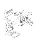Controls and water inlet parts