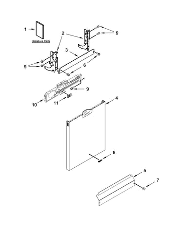 Door and panel parts