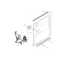 Whirlpool WDF760SADT2 inner door parts diagram