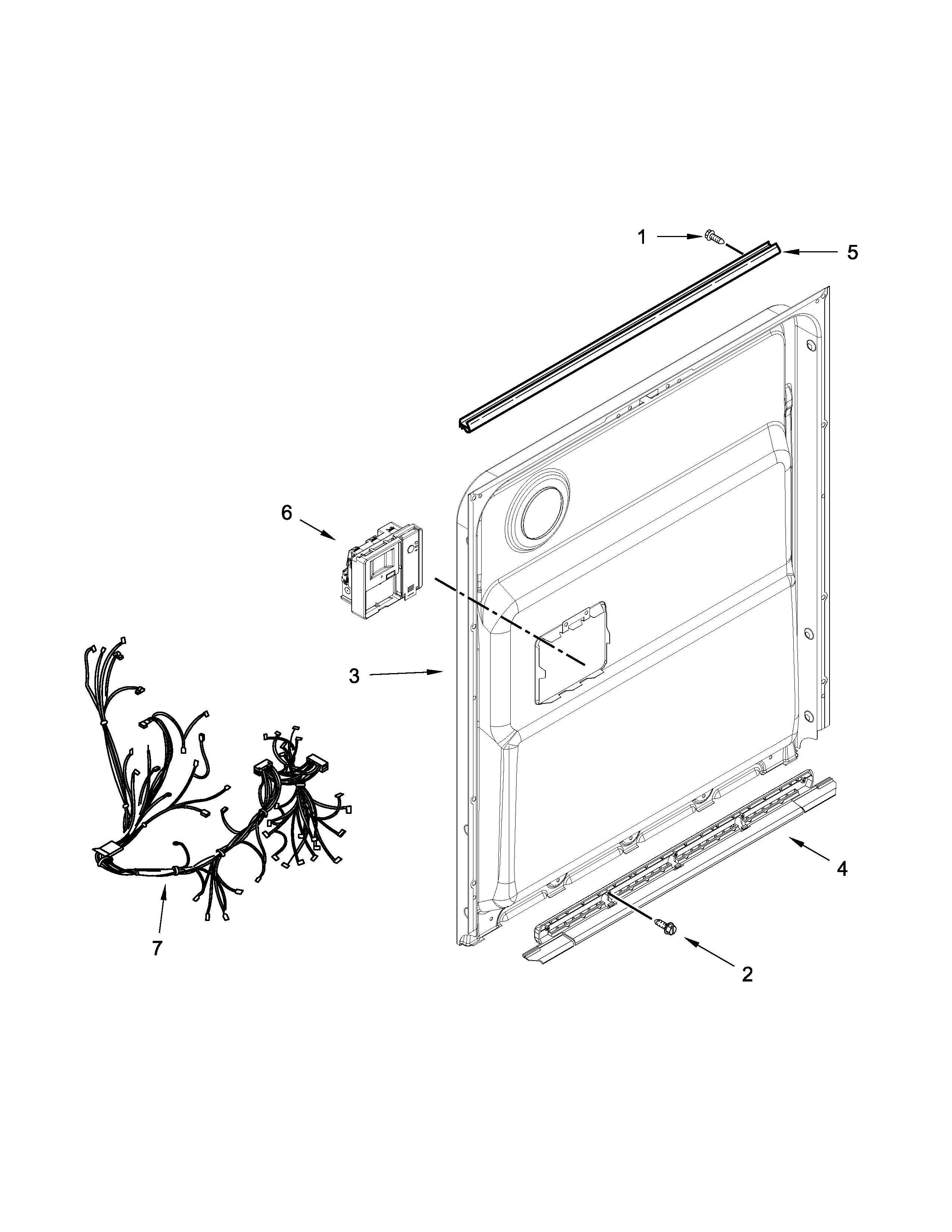Inner door parts
