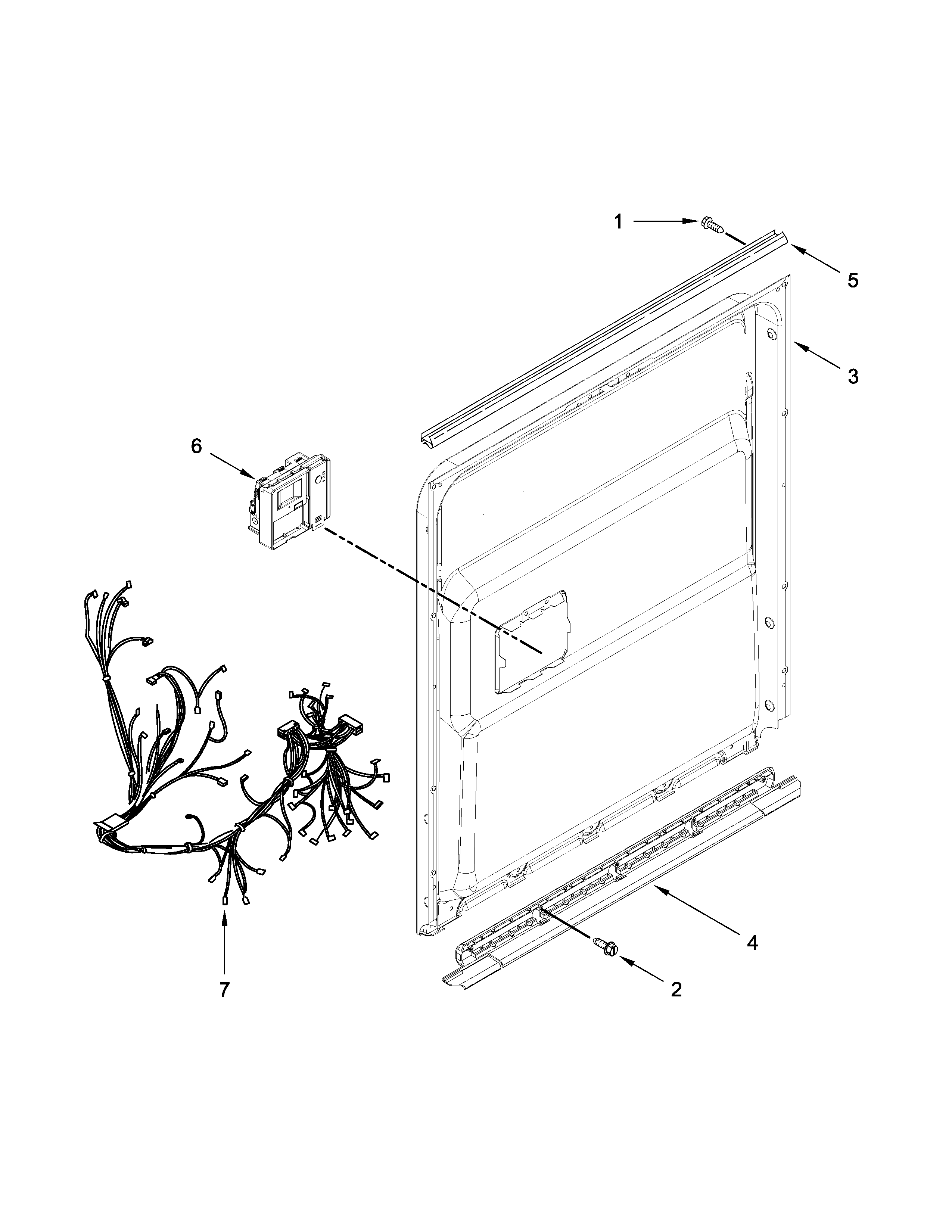 Inner door parts