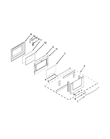 Lower door parts