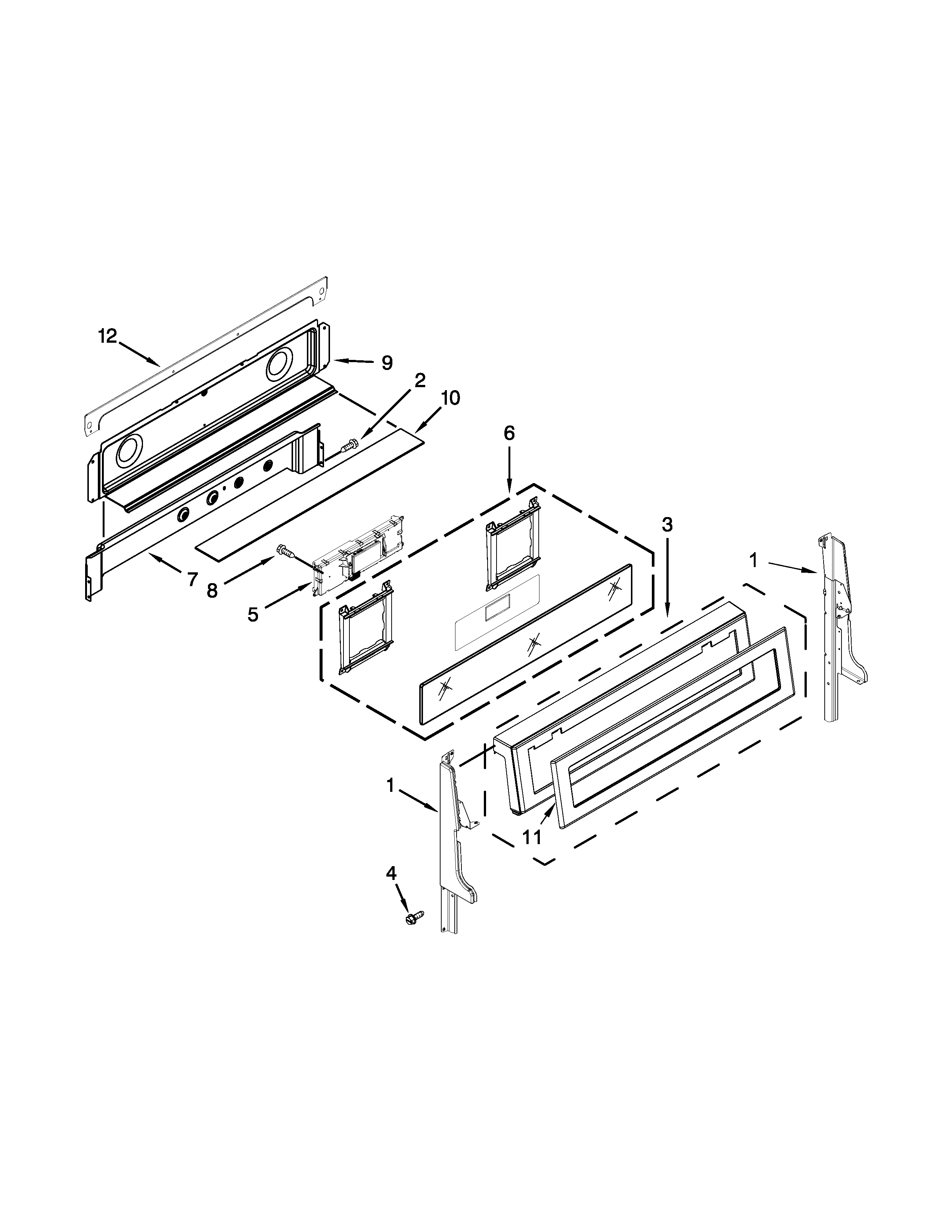 Control panel parts