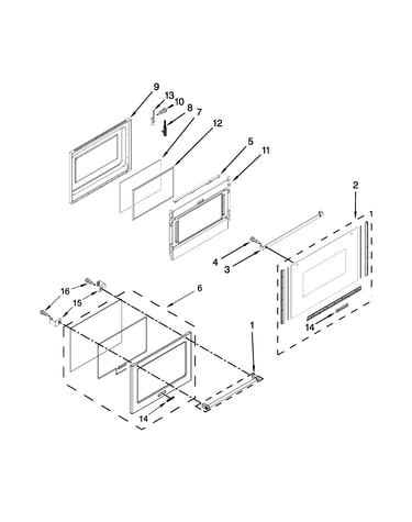 Lower door parts