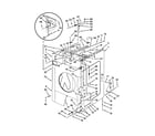 Maytag MFS35PDFTS cabinet and coin box parts diagram