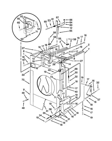 Cabinet and coin box parts