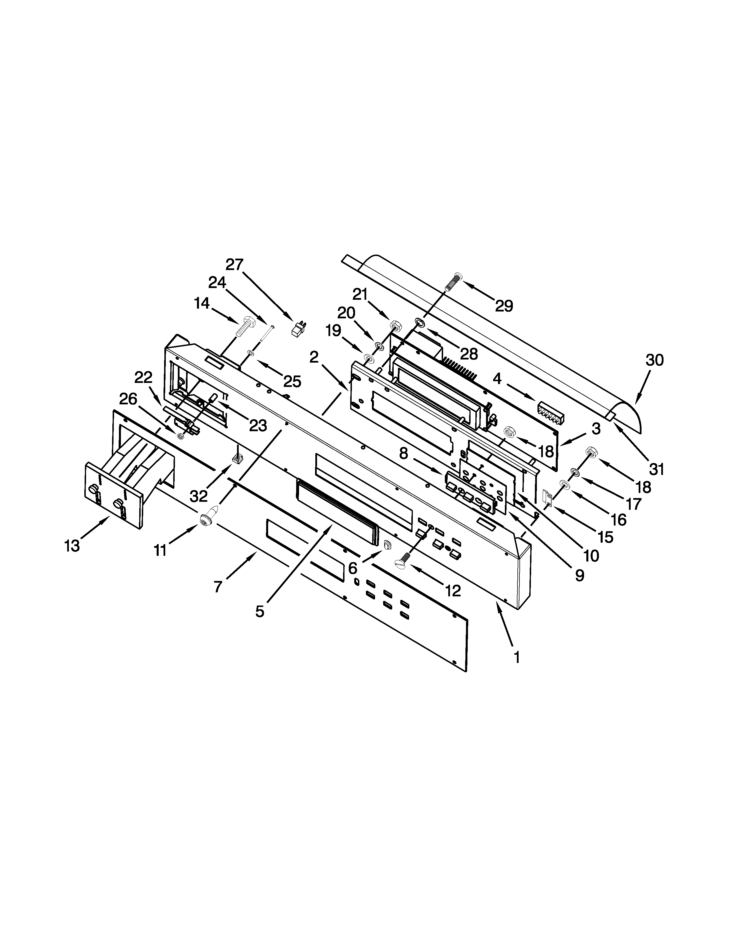 Control panel parts