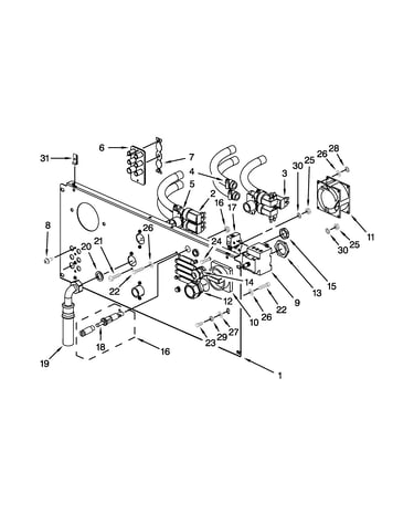 Rear panel parts