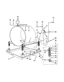 Frame and tub support parts