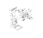 Maytag MVW18MNBWW0 controls and water inlet parts diagram