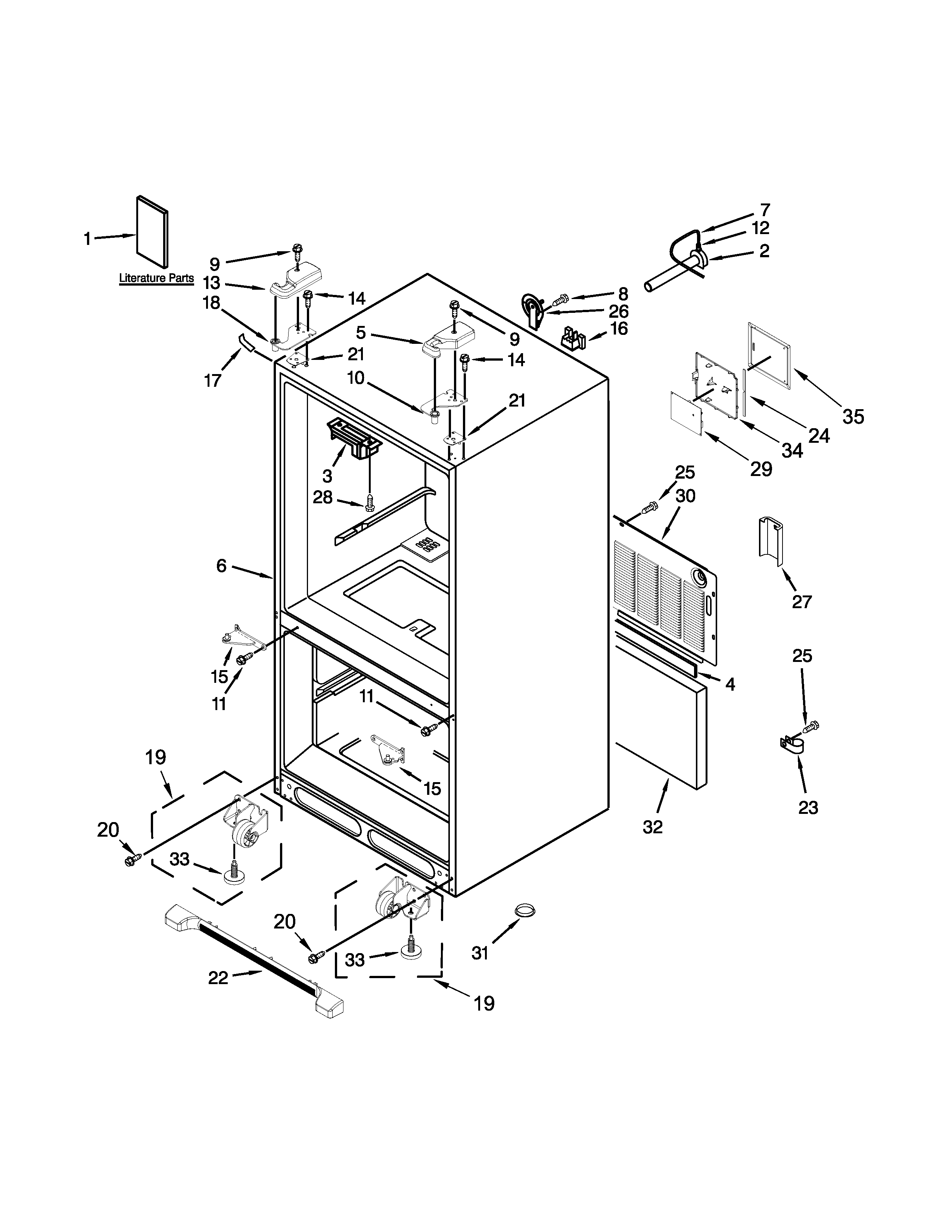 Cabinet parts
