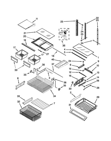 Shelf parts