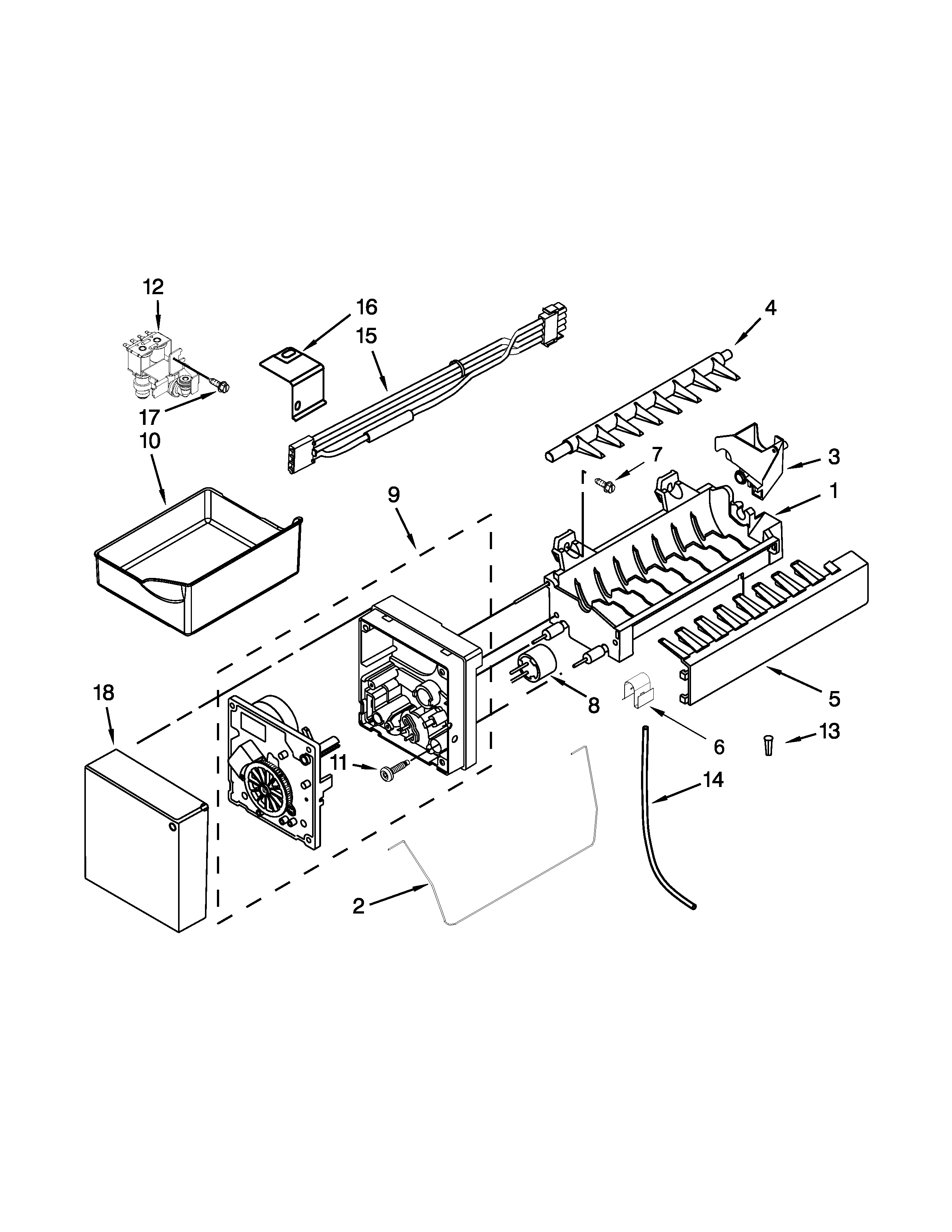 Ice maker parts