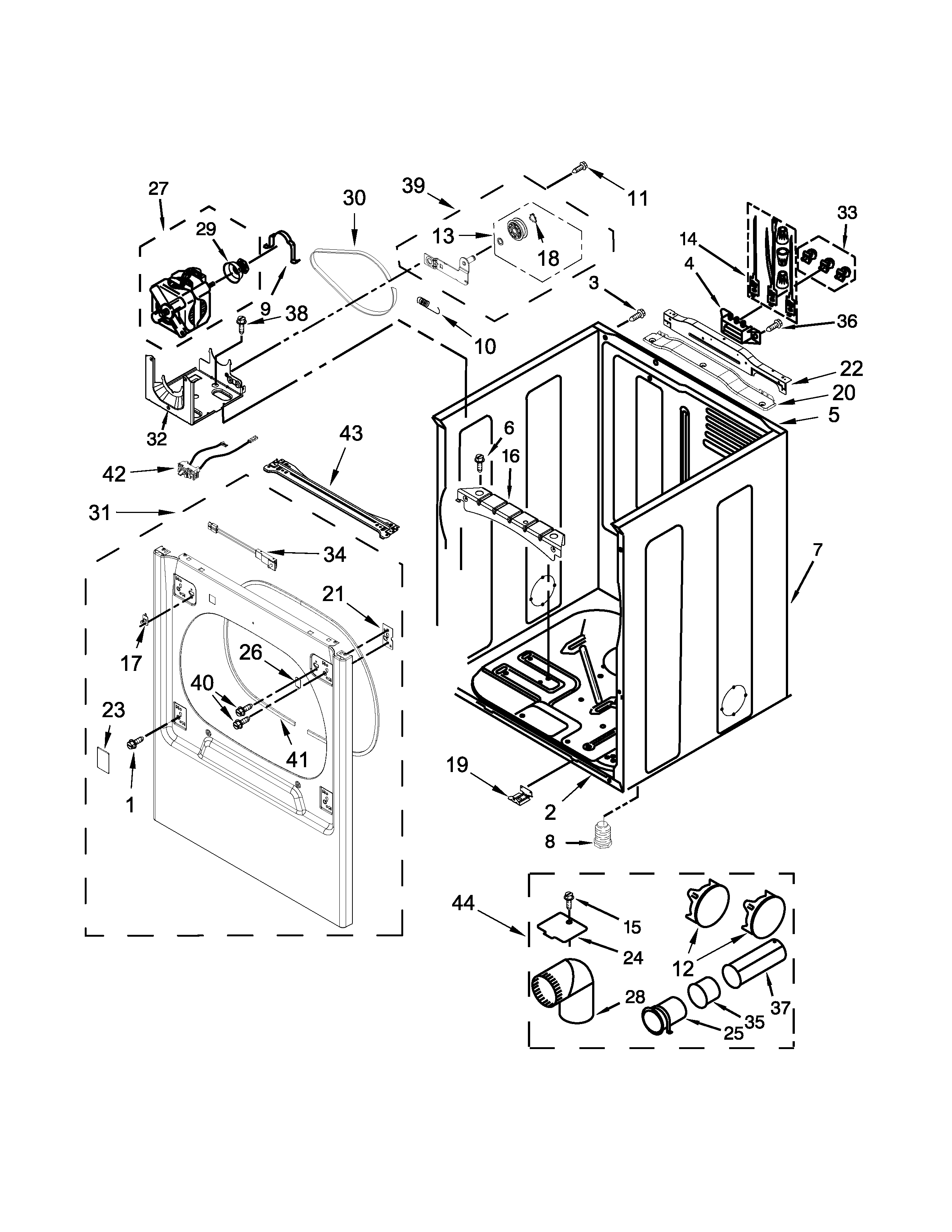 Cabinet parts