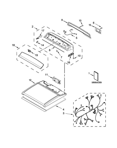Top and console parts