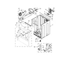 Whirlpool WED8500DR0 cabinet parts diagram