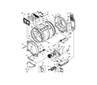 Whirlpool WED8500DR0 bulkhead parts diagram