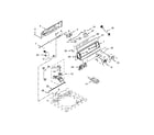 Maytag MVW18MNBGW0 controls and water inlet parts diagram