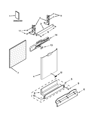 Door and panel parts