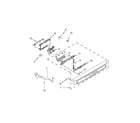 Maytag MDB4949SDM2 control panel and latch parts diagram