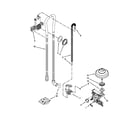 Maytag MDB4949SDE2 fill, drain and overfill parts diagram