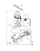 Pump, washarm and motor parts