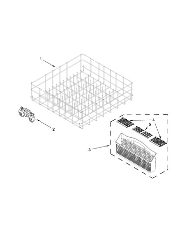 Lower rack parts