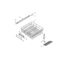 Maytag MDB5969SDH2 upper rack and track parts diagram