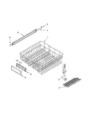 Upper rack and track parts